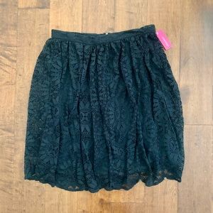 NWT Xhilaration Black Lace Skirt Size Large